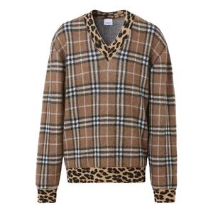 Burberry Men Leopard Sweater